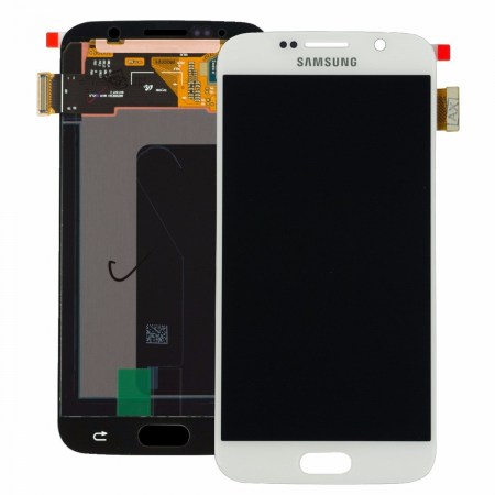Display Lcd Tela Touch Frontal Galaxy S6 Sm-g920 Branco Samsung
