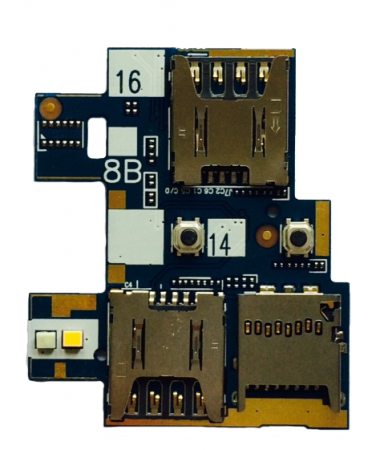 Flex Conector Sim Card Slot Chip Zenfone Go Zc500tg Asus