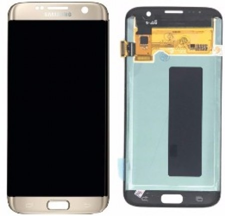 Display Lcd Tela Touch Frontal Galaxy S7 Edge G935 Dourado